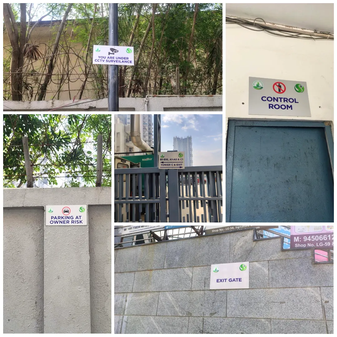 Retail Navigation Signage - 4Pz